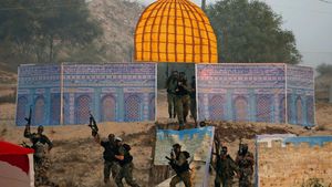 Dome of The Rock Palsu Diserang Militan Palestina