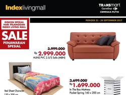 Diskon Mulai dari Sofa Hingga Matras di Index Living Mall