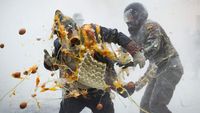 Foto: Perang Telur & Tepung Terigu ala Spanyol