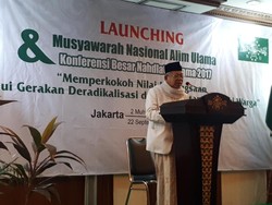 Buka Munas dan Konbes PBNU, Maruf Amin: Mari Perkuat Landasan Islam