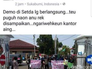 Tulis Aksi Pedemo di Medsos, PNS Sukabumi Kena Sanksi