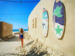 Foto: Penginapan yang Terbuat dari Pasir