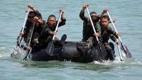 Intip Persiapan Korps Marinir Jelang Peringatan HUT ke-72 TNI