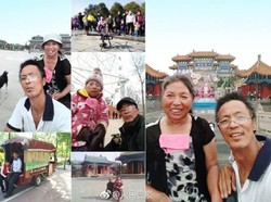 Kisah Romantis Suami Setia Ajak Istri yang Lumpuh Tur Nasional Pakai Bajaj