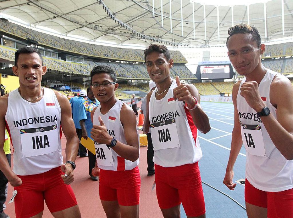 Koleksi 40 Emas, Indonesia Juara Umum Atletik