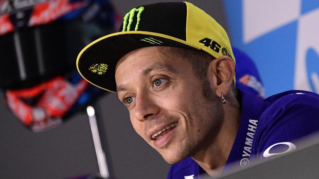 Valentino Rossi tak menyangka masih bisa bersaing meski finis di peringkat kelima MotoGP Aragon. (
