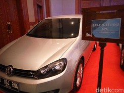VW Golf Hasil Lelang Mobil KPK Siap Dibawa ke Yogyakarta