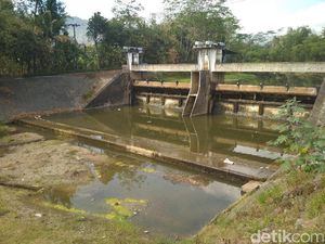 Kekeringan, Debit Air DAM Sungai di Trenggalek Turun Drastis Kekeringan, Debit Air DAM Sungai di Trenggalek Turun Drastis