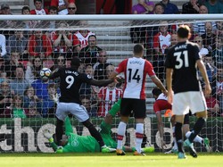 MU Unggul 1-0 atas Southampton di Babak Pertama
