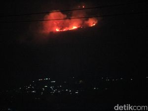 Kebakaran di Gunung Salasih Ludeskan Lahan Seluas 5 Hektare