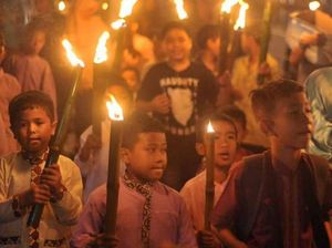 Foto: Meriahnya Anak-anak Pawai Menyambut Tahun Baru Hijriah
