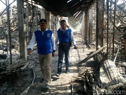 230 Kios Pasar Benpas Terbakar, Polisi: Kerugian Lebih Rp 2 Miliar