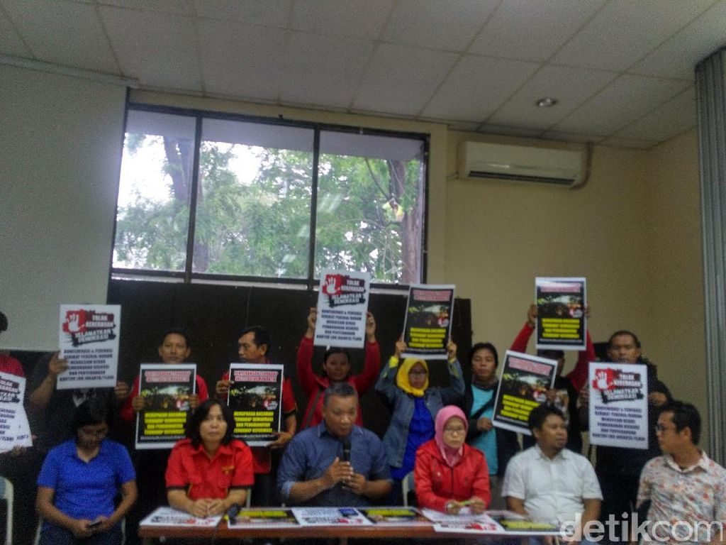 Serikat Buruh Minta Pemerintah Jamin Pengepungan LBH Tak Terulang Serikat Buruh Minta Pemerintah Jamin Pengepungan LBH Tak Terulang