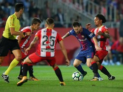 Penjagaan Ketat Girona ke Messi Jadi Jalan Keluar Barca