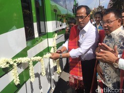 Resmikan Bus Trans Binjai, Menhub: Ini Inisiatif yang Bagus