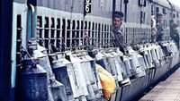 Potret Penumpang Kereta di India