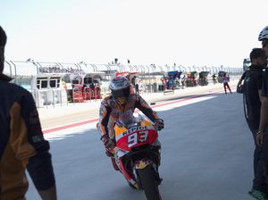 Marquez Akui Terlalu Memaksakan Diri di Kualifikasi