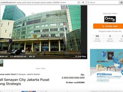 Mal Senayan City Tidak Dijual, Pihak Agen Properti Minta Maaf