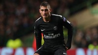 Nama gelandang Paris Saint-Germain Marco Verratti juga santer dikaitkan dengan Juventus. Verratti konon juga tertarik pulang kampung ke Italia untuk merasakan kompetisi Serie A. (Foto: Ian MacNicol/Getty Images)