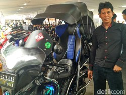 Yamaha Mio Dimodifikasi dengan Bahan Daur Ulang, Bisa Karaoke