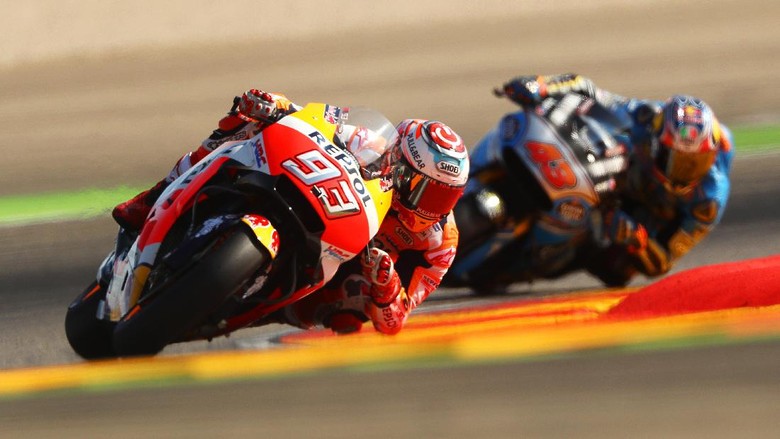 Marquez Sempat Kesulitan Jinakkan Motornya