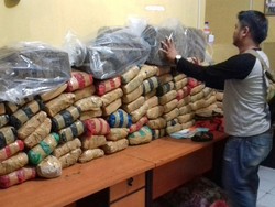 Rumah Kosong di Simalungun Isinya 127 Kg Ganja