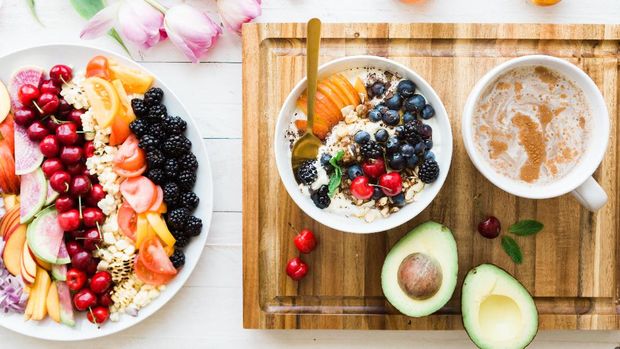 Illustration of a smoothie bowl