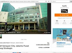 Ada Isu Mal Senayan City Mau Dijual, Ini Bukan yang Pertama