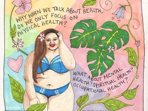 Lewat Gambar Manis, Seniman Ini Menyeru Soal Kesehatan Jiwa