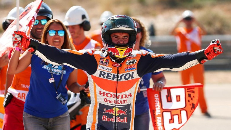 Karena Marquez Tak Ingin Sekadar Naik Podium di Aragon