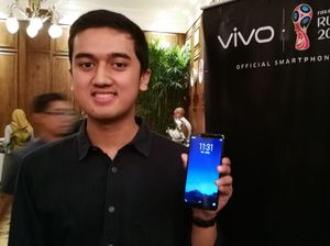 Pemindai Wajah Vivo V7+ Super Aman dari Tangan Jahil