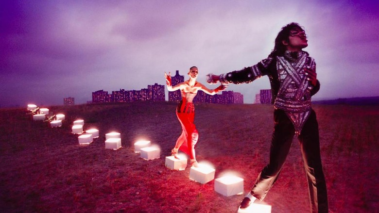 Foto: Salah satu karya seni bertema Michael Jackson karya David LaChapelle (National Potrait Gallery)
