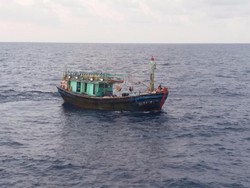 Susi Tangkap Kapal Ikan Asing di Natuna