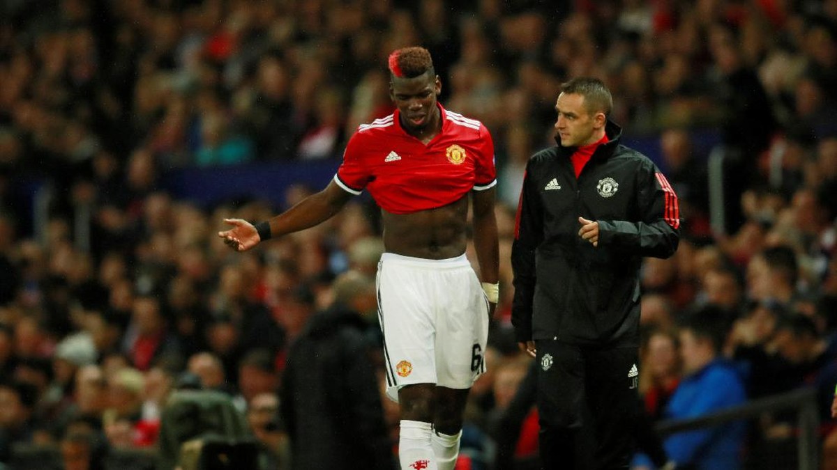 Paul Pogba kemungkinan absen tiga bulan lebih usai cedera hamstring (Jason Cairnduff/Reuters)
