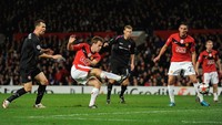 Manchester United mencatatkan laju tak terkalahkan di kandang dalam ajang Liga Champions dengan rentetan 23 pertandingan, pada periode 27/9/2005–3/11/2009.(Foto: Michael Regan/Getty Images)