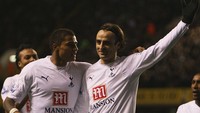 Dimitar Berbatov. Total 17 gol derby-derby London dengan rata-rata 154 menit per gol. (Foto: Hamish Blair/Getty Images)