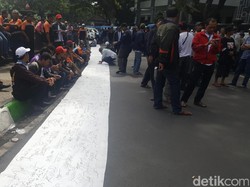 Ribuan Sopir Angkot di Malang Demo Tolak Transportasi Online