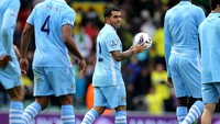 Manchester City sudah mengoleksi sembilan hat-trick Premier League dari pemain-pemain berbeda. (Foto: Matthew Lewis/Getty Images)