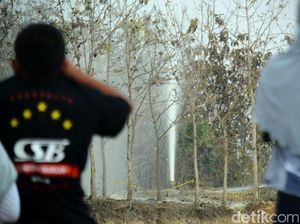 Semburan Air di Sumur Tambang Blora Jadi Wisata Dadakan