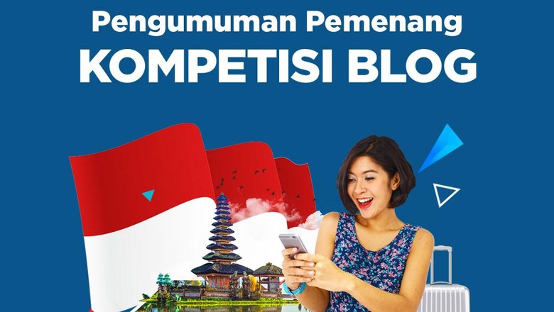 Foto: Pengumuman pemenang Lomba Blog (dok detikTravel)