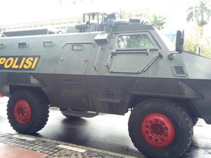 Jelang Aksi Hari Tani,  Polisi dan Barracuda Siaga di Patung Kuda