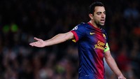2. Xavi Hernandez mencatatkan 157 penampilan bersama Barcelona di seluruh fase Liga Champions, sebelum gantung sepatu pada tahun 2015. Ia menempati posisi kedua di daftar ini. (Foto: David Ramos/Getty Images)