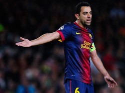 Xavi Hernandez masuk ke dalam tim impian Ibra. Keduanya sempat main bareng waktu di Barcelona. (Foto: David Ramos/Getty Images)