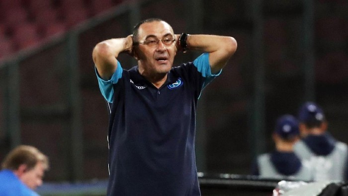 Sarri Kesal Napoli Kebobolan di Injury Time