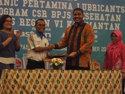 Pertamina Lubricants Apresiasi Mekanik Via Asuransi BPJS Kesehatan