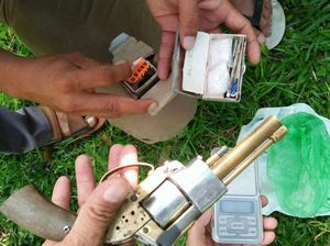 Polres Aceh Utara Temukan Pabrik Pembuatan Senjata