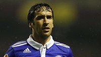 Raul Gonzalez telah tampil 161 kali dalam kompetisi-kompetisi antarklub UEFA bersama klub-klubnya (Real Madrid, Schalke). (Foto: Angel Martinez/Getty Images)