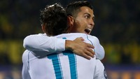 Tujuh kali bertandang ke markas Dortmund di laga kompetitif, baru kali ini Madrid menang. Sebelumnya mereka tiga kali seri dan tiga kali kalah. Foto: Leon Kuegeler/Reuters