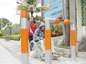 Pengerjaan Desain Ulang Besi Pembatas Ramah Difabel Dikebut Pengerjaan Desain Ulang Besi Pembatas Ramah Difabel Dikebut