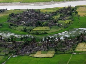 Foto: Desa Cantik Rohingya yang Tinggal Kenangan
